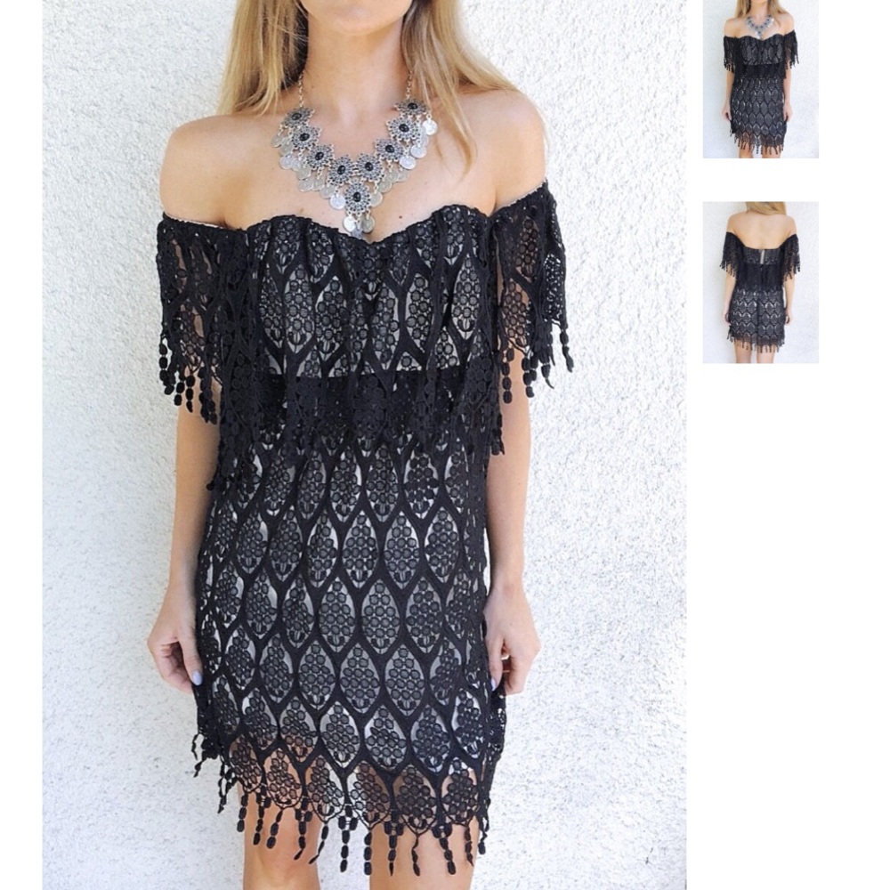 Stone Cold Fox Iowa Off Shoulder Mini Dress